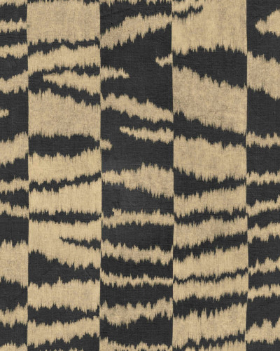 Tapet Agafay Desert, Night cu design geometric modern cu dungi de culoare maro