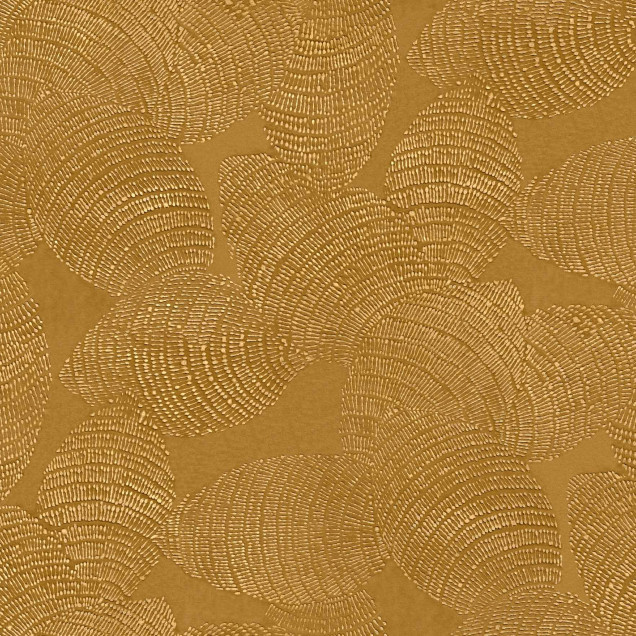 Tapet lavabil Rif Relief, Sienna cu un model elegant, fin, ce imita textura tesaturilor.
