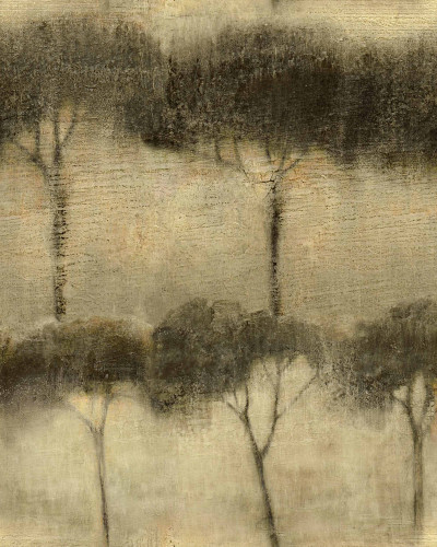 Ourika Trees, Pistachio -  cu design elegant de copaci, pe un fundal în tonuri de pistac