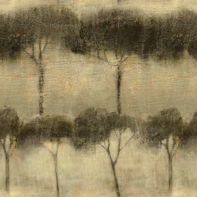 Ourika Trees, Pistachio -  cu design elegant de copaci, pe un fundal în tonuri de pistac