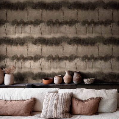 Tapet lavabil cu design minimalist Ourika Trees, Stone