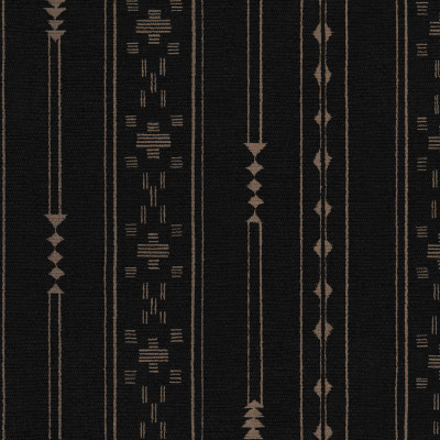 Tapet lavabil cu design modern în dungi subtile, Tifinagh Script, Night, pe un perete din living, lângă un canapea cu perne, lângă o vază.