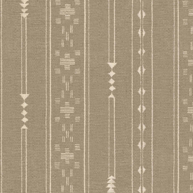 Tapet lavabil cu design geometric inspirat din scriptul Tifinagh, in nuanta de mole.