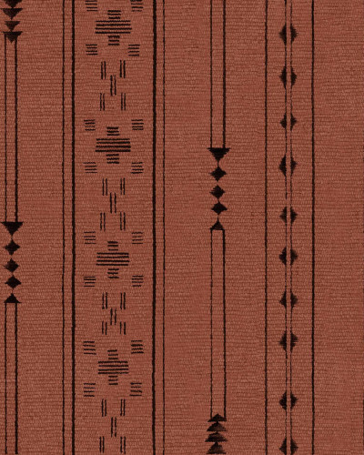 Tapet lavabil cu design geometric Tifinagh Script, Clay