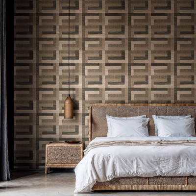 Tapet lavabil Henna Art, Stone, cu design geometric modern, perfect pentru un dormitor, o sufragerie sau un hol.