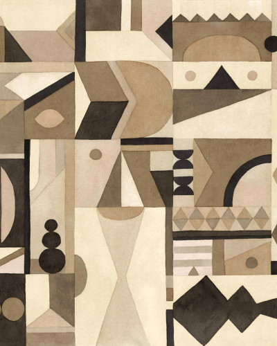 Tapet lavabil Amasigh Pottery, Sand, Coordonne, cu un design modern, cu un imprimeu artistic, este o alegere excelentă pentru a adăuga o notă de sofisticare și eleganță oricărei camere.
