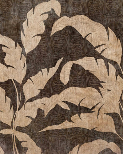 Tapet lavabil Leaves Shadow, Night, Coordonne, cu design modern și elegant, inspirat de frumusețea naturii.