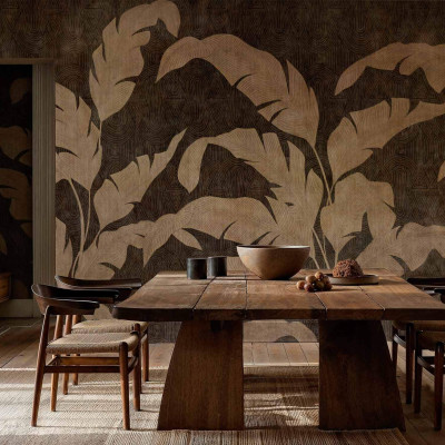 Tapet lavabil Leaves Shadow, Night, Coordonne, cu design modern și elegant, inspirat de frumusețea naturii.