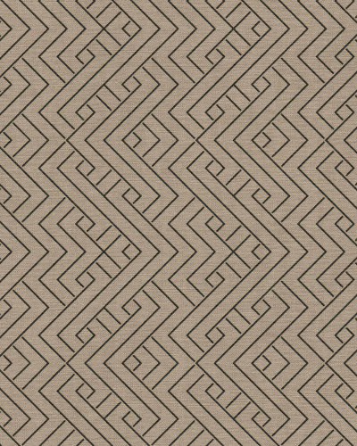 Tapet lavabil Interwoven, Mole, Coordonne cu design geometric modern, în nuanțe neutre.