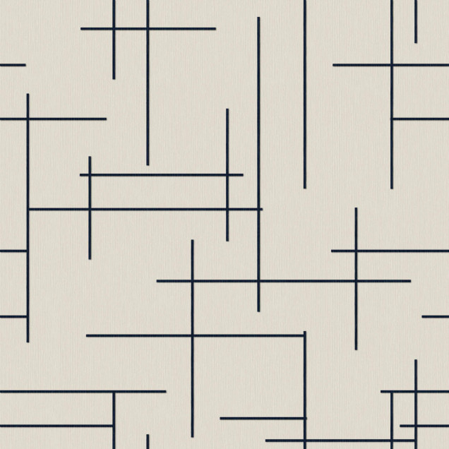 Tapet cu design geometric bleumarin