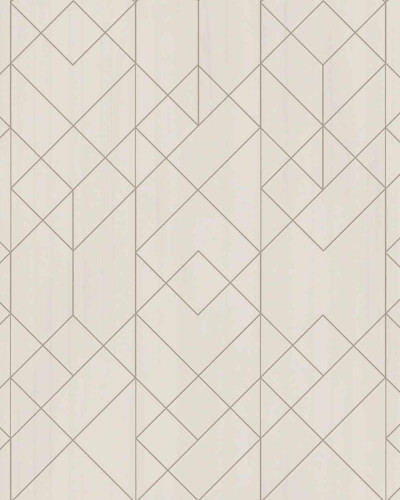 Tapet cu model geometric în living elegant