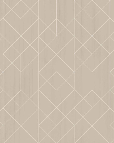 Tapet bej cu model geometric de romburi