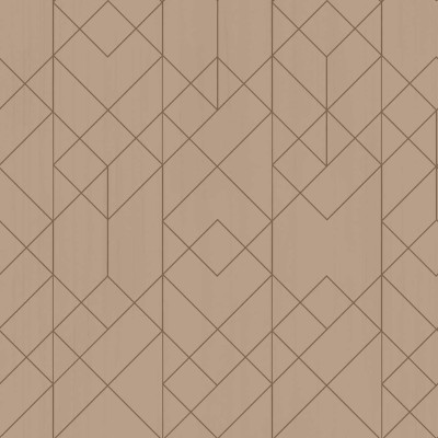 Tapet cu design geometric în nuanțe de maro