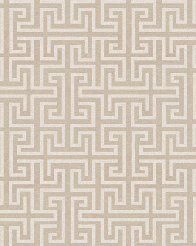 Tapet cu model geometric bej