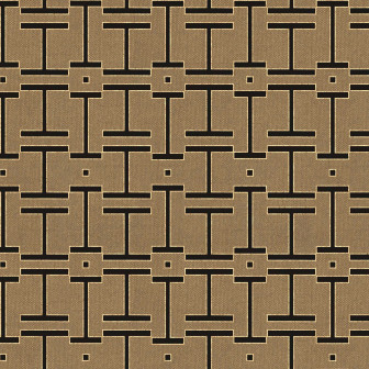 Tapet cu model geometric discret într-un living modern