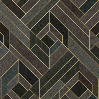 Tapet cu model hexagonal ardezie într-un interior modern