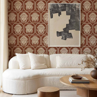 Tapet cu design clasic Tapet cu motive clasice într-un interior elegant