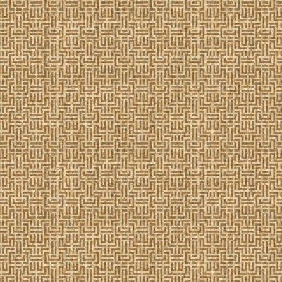 Tapet geometric curry în decor interior