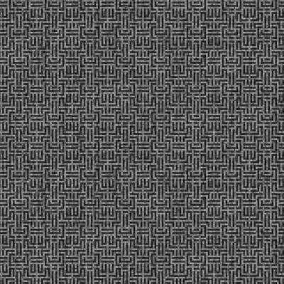 Tapet geometric negru și gri într-un decor interior cu elemente decorative