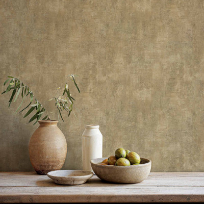 Tapet texturat bej în decor rustic