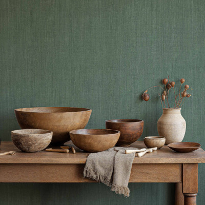 Tapet verde texturat creând un fundal elegant
