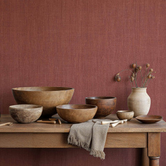 Tapet texturat roșu cărămiziu, elegant, ideal pentru decorarea interioară