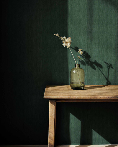 Tapet texturat verde închis cu aspect elegant