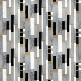 Tapet abstract gri, argintiu și negru într-un interior modern
