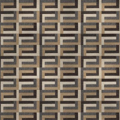 Tapet geometric argintiu într-o sufragerie modernă