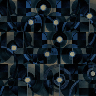 Tapet geometric cu design modern