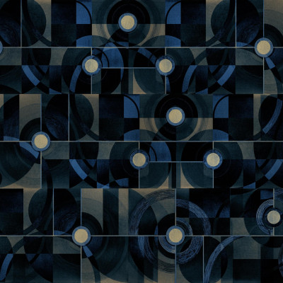 Tapet geometric cu design modern