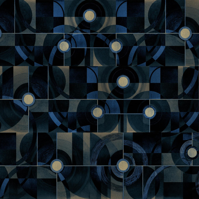 Tapet geometric cu design modern