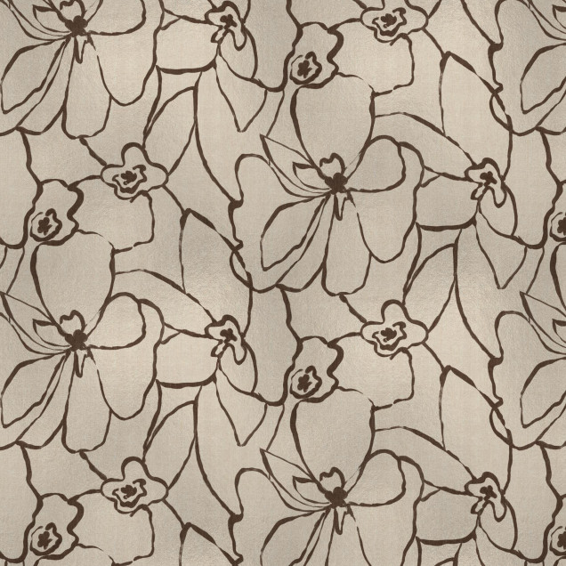 Tapet floral elegant în baie