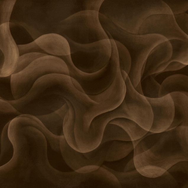 Fototapet abstract auriu într-o bucătărie modernă