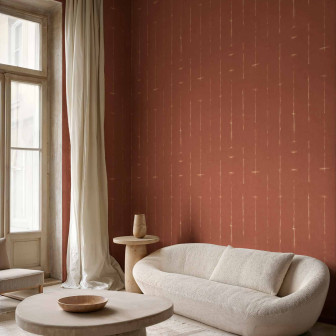 Tapet elegant în nuanțe de amber, design Coordonne