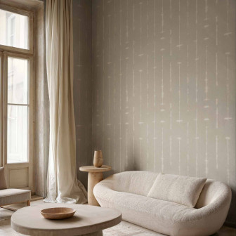 Tapet cu model minimalist într-un interior elegant