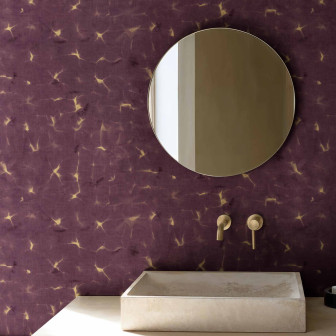 Tapet decorativ abstract în nuanțe de prună