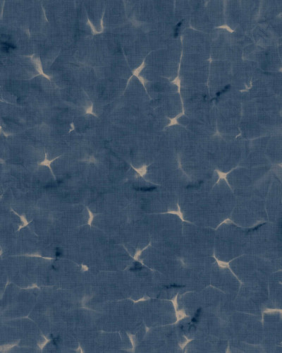 Tapet indigo cu design abstract într-o baie modernă