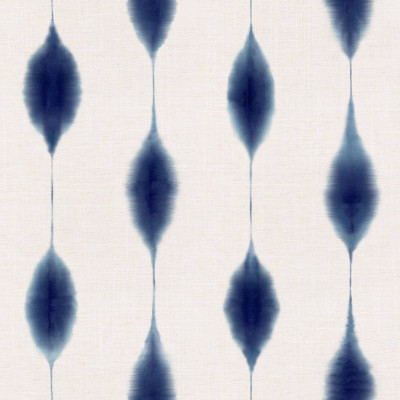 Tapet cu model indigo în decor de dormitor