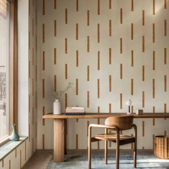Tapet cu model natural in design interior elegant