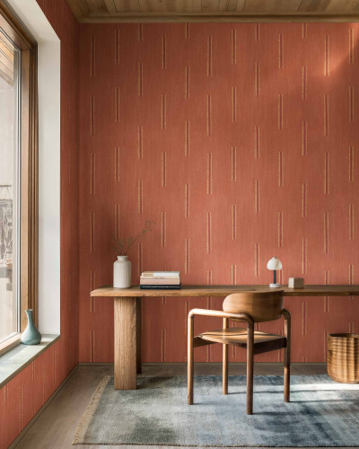 Tapet decorativ amber cu design modern