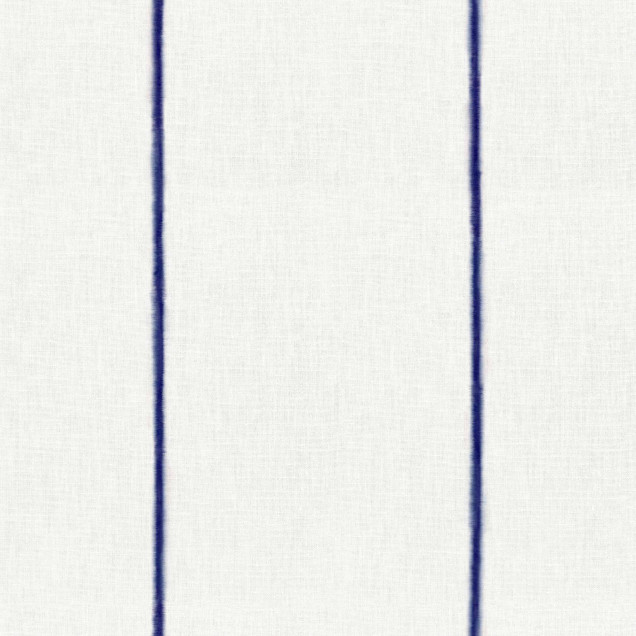 Tapet cu dungi fine indigo într-un interior modern
