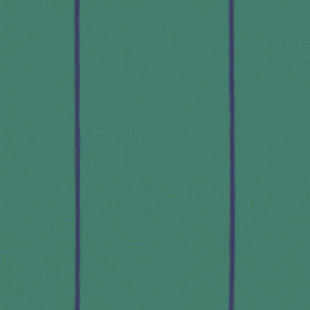 Tapet verde cu linii verticale într-un interior elegant