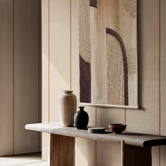 Tapet elegant cu design abstract în nuanțe de bej și maro