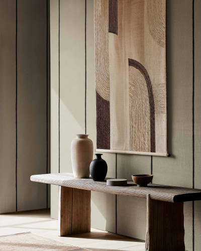 Tapet elegant cu model vertical subtil