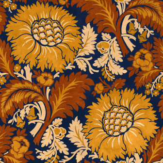 Chinese Damask, Mustard, Coordonne, 5mp / rola