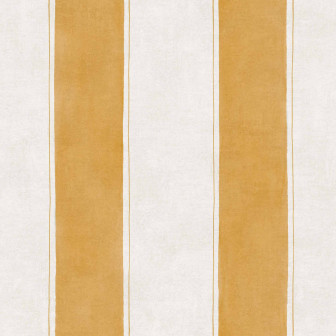 Tapet cu dungi verticale muștar