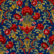 Aranjuez Damask, Vermilion, Coordonne, 5mp / rola