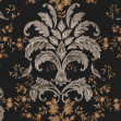 French Damask, Onyx, Coordonne, 5mp / rola