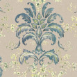 French Damask, Sapphire, Coordonne, 5mp / rola